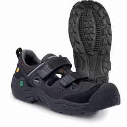 Jalas 6418, Unisex, Safety boots, Black, Green, Grey, CE, EN ISO 20345:2011, S1 P SRC, Polyurethane (PU), Microfiber, Textile