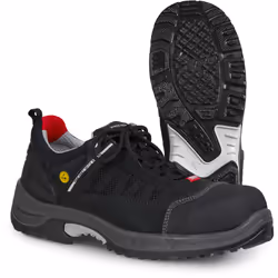 Jalas 3030, Unisex, Safety boots, Black, Grey, Red, CE, EN ISO 20345:2011, S2 SRC, Polyurethane (PU), Leather, Polyurethane ( ...