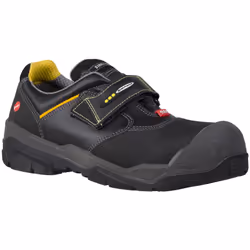 Ejendals 1568 Pitstop, Unisex, Safety shoes, Black, Grey, Yellow, Polyurethane (PU), Rubber, PU leather, Aluminium