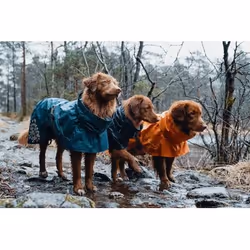 Hurtta Monsoon Berry Fabric Dog Raincoat
