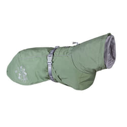 Hurtta Extreme Warmer Eco Green Polyester Dog Raincoat