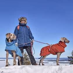 Hurtta Extreme Warmer III ECO 55 Blue Polyester Dog Coat