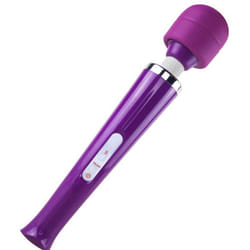 Huge Magic Wand Vibrators for Women, USB Charge Big AV Stick G Spot Massager Clitoris Stimulator - purple