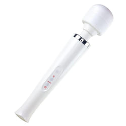 Huge Magic Wand Vibrators for Women, USB Charge Big AV Stick G Spot Massager Clitoris Stimulator - white