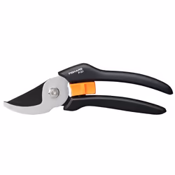 Fiskars Solid P121, Bypass, Plastic, Black, Steel, Black/Stainless steel, 192 mm