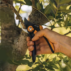 Fiskars Plus SmartFit P541 pruning shears Bypass Black, Orange