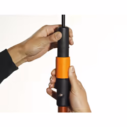 Original Fiskars Universal Adapter for the Use of All Garden Tool Heads to Combine a QuikFit Handle with Tool Heads from Other Manufacturers, Length: