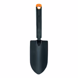 Fiskars Ergo, Garden trowel, Steel, Black, Taper, Ergonomic, Monochromatic