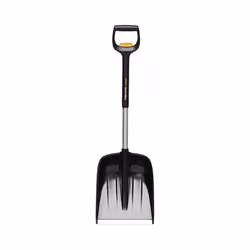 Fiskars 1057187, Snow shovel, Metal, Black, Silver, Adjustable, Ergonomic, Finland, 29 cm