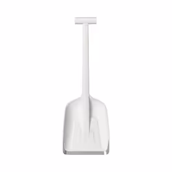 Fiskars SnowXpert, Snow shovel, White, Square, T-shaped, No pattern, Monochromatic