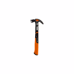 Universal Hammer IsoCore L with Curved Claw, Length: 34 cm, Weight: 779 g, Black/Orange, 1027203