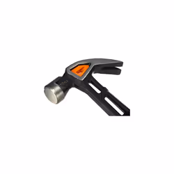 Universal Hammer IsoCore L with Curved Claw, Length: 34 cm, Weight: 779 g, Black/Orange, 1027203