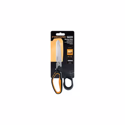 Fiskars PowerArc Heavy-Duty Scissors, Up to 30% More Power, Length 21cm, Durable Stainless Steel Blade/Plastic Handles, Black/Orange, 1027204 - Additional view 5