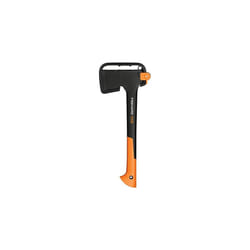 Chopping Axe S X10, Storage and Carrying Case Included, Length: 44 cm, Non-Stick Coating, High Steel Blade/Fibreglass Handle, Black/Orange, 1015619