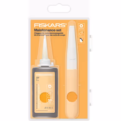 Fiskars Maintenance Kit, For Garden Cutting Tools, with Diamond File, Oil and Care Instructions, 1001640, Standard, 11 x 7 x 3 cm