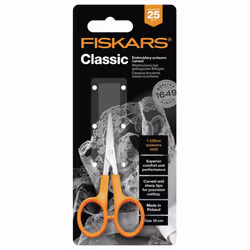 Fiskars Classic Curved Embroidery Scissors - 10cm