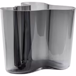 Iittala, 1020905, Alvar Aalto vases, Glass, Grey, 19 x 20 x 16 cm
