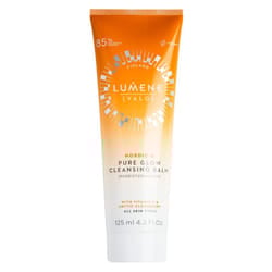 Lumene Nordic C Pure Glow Cleansing Balm - Make Up Remover Balm with Vitamin C for Skin Radiance - Vegan Eye Makeup Remover & Facial Care for Normal t