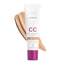 Lumene Color Correcting CC Cream - Lightweight Foundation with Medium Coverage - Redness Reducing Face Makeup for a Glowing Complexion - Vegan Formula