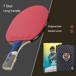 Loki 7/8/9 Star Professional Ping Pong Racket  Attack-Loop High Sticky Table Tennis Racket Ping Pong Bat Carbon Blade Paddle - 7 Star Long Handle
