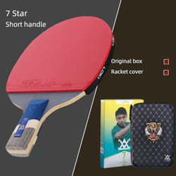 Loki 7/8/9 Star Professional Ping Pong Racket  Attack-Loop High Sticky Table Tennis Racket Ping Pong Bat Carbon Blade Paddle - 7 Star Short Handle