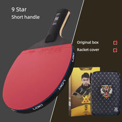Loki 7/8/9 Star Professional Ping Pong Racket  Attack-Loop High Sticky Table Tennis Racket Ping Pong Bat Carbon Blade Paddle - 9 Star Short Handle