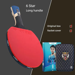 Loki 7/8/9 Star Professional Ping Pong Racket  Attack-Loop High Sticky Table Tennis Racket Ping Pong Bat Carbon Blade Paddle - 6 Star Long Handle