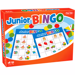 Tactic Junior Bingo, Card Game, Game of chance, 4 yr(s), Family game