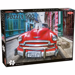 Tactic Vintage Car in Havana 500 pcs, 500 pc(s), Vehicles, 8 yr(s)