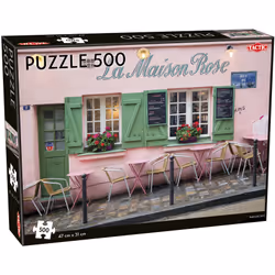 Tactic Parisian Cafe 500 pcs, 500 pc(s), Landscape, 8 yr(s)