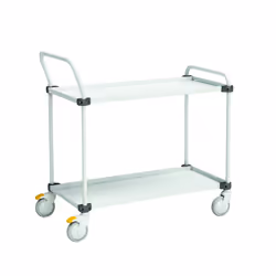 Treston TRTA5082 ESD, Steel, Grey, 150 kg, 2 shelves, 12.5 cm, Swivel