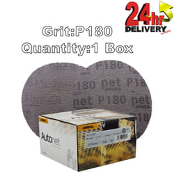 Mirka Autonet 150mm 6" Sanding Mesh Disc P180 1 Box Paintwork Dust Extraction