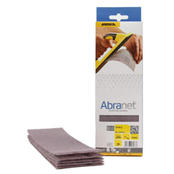 Mirka Abranet Mesh Sanding Strips 80 x 230 mm | Velcro Sanding Sheets | Grain P180 | Pack of 10 | AE175F1018 | for Dust Sanding of Wood, Spatula,