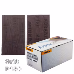 Mirka Abranet 70x125mm P180 Grit 50x HookNLoop Dust Free Sanding Abrasive Strips