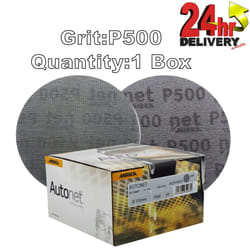 Mirka Autonet 150mm 6" Sanding Mesh Disc P500 1 Box Paintwork Dust Extraction