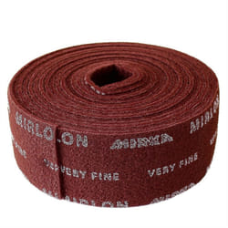 Mirka Mirlon Scotch Brite - Red Very Fine - 115mm Strips, 10m Roll
