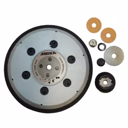 Mirka 8295494111 Sanding HookNLoop Backing Pad UNI 150mm 5/16+ M8 Grip 61 Hole