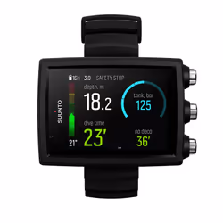 Suunto EON Core, Black, Composite, 80 m, Elastomer, Black, Mineral