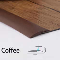 100cm Rubber Floor Trimming Belt Self-Adhesive Floor Trimming Strip Threshold Strip High And Low Carpet Splicing Strip - coff ...