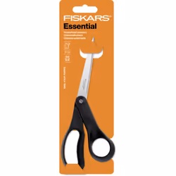 Fiskars 1023817 stationery/craft scissors Universal Straight cut Black, Stainless steel