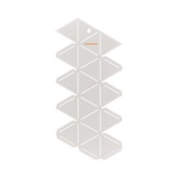 Fiskars 1059566 White Plastic Silhouette stencil