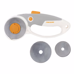 Fiskars DuoLoop Rotary Cutter for both 45mm and 60mm Cutting Blades