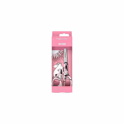 21cm Moomin Right-Handed Scissors - General Purpose Craft Shears for Precision Cutting, Officially Licensed, Ideal for Paper, Fabric, and More - Pink