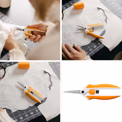 Fiskars 15cm Easy Action Micro-Tip Sewing and Dress Making Scissors
