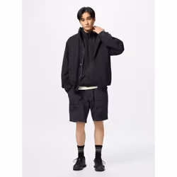 Uniqlo Japan Gear Shorts - 09 BLACK/S