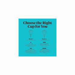 Reusable Menstrual Cup - Violet - model 2 For Normal Or Heavy Flow - (En Version)