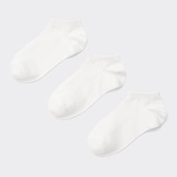 Gu By Uniqlo Short Socks 3p - 01 OFF WHITE/ONE SIZE