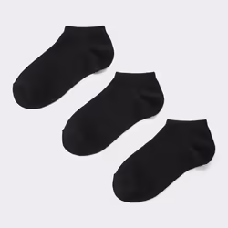 Gu By Uniqlo Short Socks 3p - 01 OFF WHITE/ONE SIZE