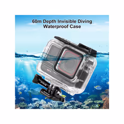 For Insta360 Ace Pro PULUZ 60m Underwater Waterproof Housing Case with Base Adapter & Screw (Transparent)