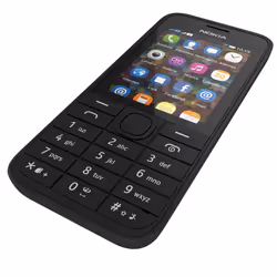 Nokia 208.1 RM-948 Classic Single Micro SIM Mobile Phone Black